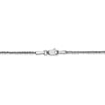 thumbnail image 3 of Primal Gold 14 Karat White Gold 1.7mm Ropa Chain Necklace, 3 of 5