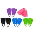 thumbnail image 6 of Silicone Swimming Fins Travel Size Flippers Short Snorkeling Fins Comfortable Swim Training Fins for Lap Swimming Pool, 6 of 10