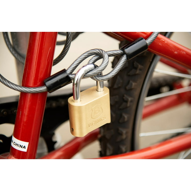 Brinks Solid Brass 50mm Resettable Combination Padlock with 1in