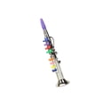 thumbnail image 1 of ABS Saxophone Trumpet Wind Instrument with silver gold 8 Colored Keys Musical Toy Silver, 1 of 4