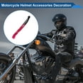 thumbnail image 3 of Accesorios de Casco de Motocicleta Decoración 12 Dreadlocks para Cascos de Motocicleta Bicicleta Esquí Negro Rosa Rojo Seda de Alta Temperatura Pegamento PU 1 Juego, 3 of 6