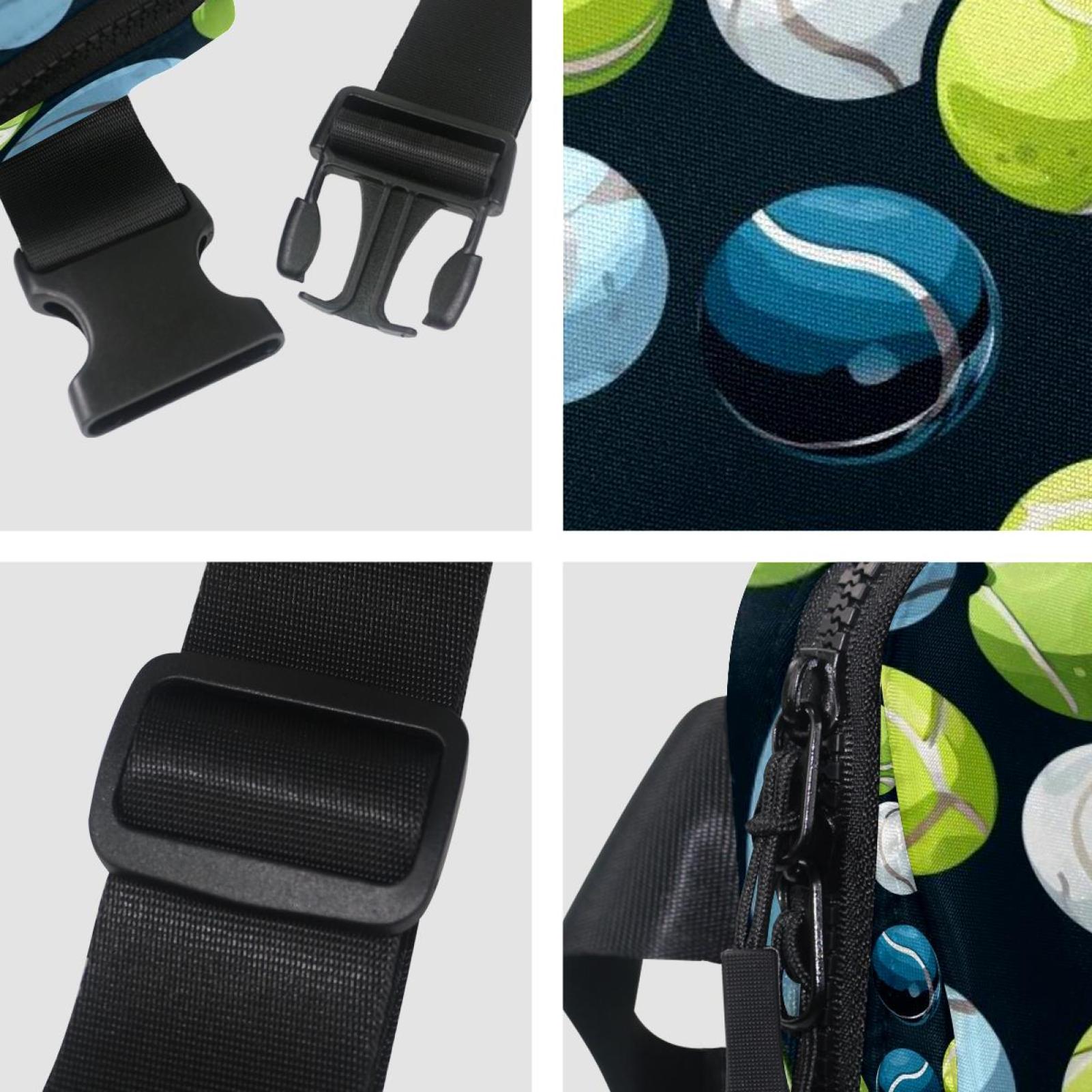 Tennis Running Belt Fanny Packs Waist Packs with Extension Strap Unisex Lightweight Adjustable