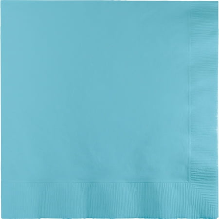 Party Central 2-Ply Disposable Luncheon Napkins - 6.25" - Pastel Blue - Club Pack of 600
