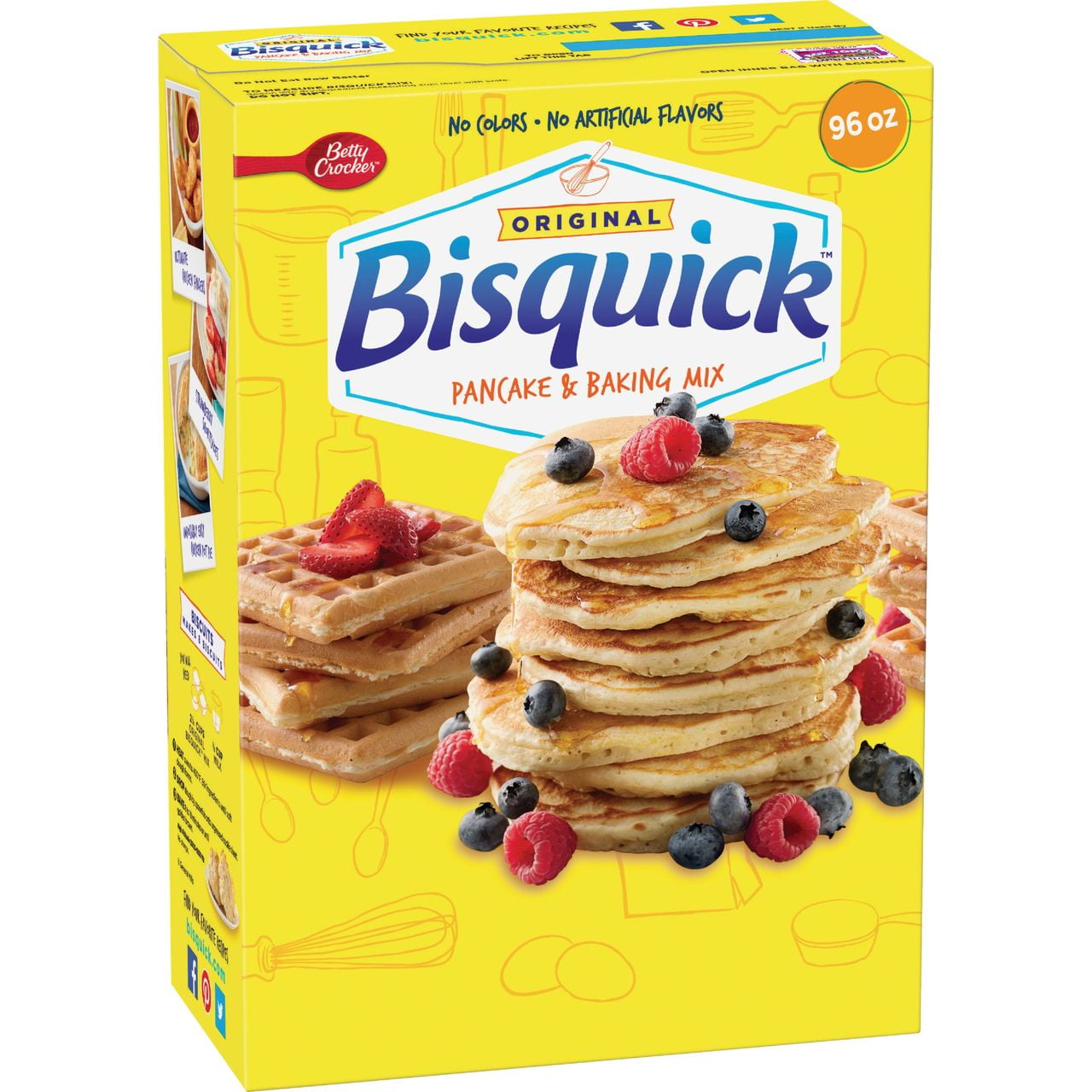 Product Of Betty Crocker Bisquick Baking And Pancake Mix, 96 Oz ...