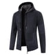 thumbnail image 3 of Chaquetas para hombres Abrigos Abrigos Moda Otoño e invierno Cuello alto Suéter Chaqueta de lana informal Odeerbi ODB-5, 3 of 4