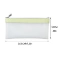 thumbnail image 2 of Estuche para lápices de 2 piezas, bolsa transparente con cremallera, bolsa para lápices de gran capacidad, bolsa multiusos para cosméticos, viajes, bolsas portátiles para mujeres, 2 of 4