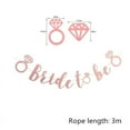 thumbnail image 6 of ROZYARD 8Pcs/Set Bachelorette Party Decorations Rose Gold Kit Bride to Be Sash Banners H, 6 of 16