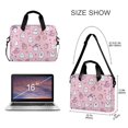 thumbnail image 3 of FORMRS 16" Laptop Sleeve Bag Carrying Case with Handle Travel Shoulder Briefcase, Pink Halloween, 3 of 8