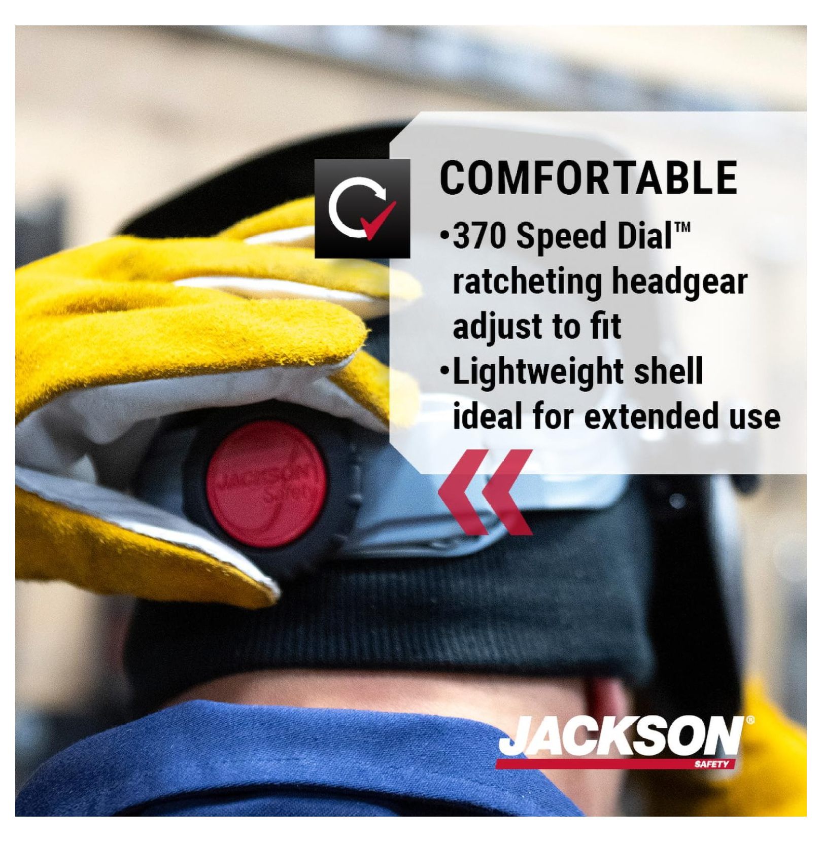 Welding Helmet, Auto Darkening Hood, Durable Protective Welder Face Mask for Men and Women, Fixed Shade, Hard Hat Adaptable, HSL-100 Shell, Universal Size, Black, 14975