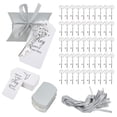 thumbnail image 1 of Caja de dulces de boda, paquete de 50 cajas de dulces de boda, suministros de boda, recuerdos nupciales construidos para durar, 1 of 8
