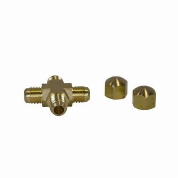 Aquascape 58109 0.38 in. 4-Way Splitter with Caps