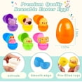 thumbnail image 3 of Prefilled Easter Eggs, 24 Count Plastic Eggs With Animal Squishy Toys, Easter Egg Hunt Supplies, Basket Stuffers, Goodie Bag Fillers, Classroom School Prize Pack, 3 of 7