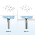 thumbnail image 3 of Pop Up Drain Stopper for Bathroom with Overflow, 3 of 9