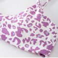 thumbnail image 6 of Hinvhai Plus size Swimsuits clearance Women Diamond Decoration Bikini Set Push Up Swimsuit Beachwear Padded Swimwear Purple S(S), 6 of 9