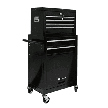 Artman High Capacity Rolling Tool Chest with Wheels and Drawers, 6-Drawer Tool Storage Cabinet