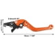 thumbnail image 3 of Ajustable Freno Embrague Palancas Naranja Aluminio Aleación 1 Par, 3 of 7