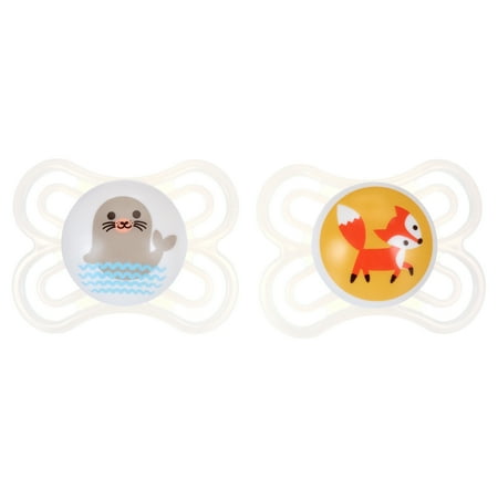 MAM Perfect Pacifier, 0-6 Months, Unisex, 2 Pack