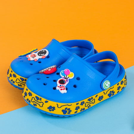 

Boys Girls Cartoon Graphic Garden Clogs Slip On Water Shoes Breathable Sandals