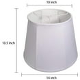 thumbnail image 2 of TOOTOO STAR White Lamp Shade Set of 2, 10 x 14 x 10 inch Decorative Linen Shade, 2 of 5