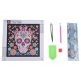 thumbnail image 4 of Punto de cruz - Taladro completo Calavera de colores Pintura de diamante en forma especial Decoración de punto de cruz DIY(DZ2004), 4 of 5
