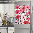 thumbnail image 3 of Yayeee Magnetic Dishwasher Cover for The Front Decoration Home Kitchen Machine Sticker Protector, Pink and Red Flowers, 3 of 6