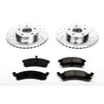 thumbnail image 3 of PowerStop Front Z23 Evolution Sport Carbon-Fiber Ceramic Brake Pad and Drilled & Slotted Rotor Kit Fits: BUICK CHEVROLET OLDSMOBILE PONTIAC Select Models K3156, 3 of 10