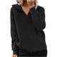 thumbnail image 1 of ICHUANYI Clearance Women's New Autumn/winter Striped Thread Casual Coat Loose Knit Zipper Cardigan Long Sleeve Lapel Cardigan Tops(Black, XL) ICHUANYI WER2023081401247, 1 of 5