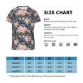 thumbnail image 2 of Wukai Vintage Floral Youth Unisex Short Sleeve T-Shirt for Boys, Girls, Teens, and Kids-Small, 2 of 7