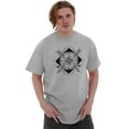 thumbnail image 4 of Compass Diamond Symbolic Spiritual Men's Graphic T Shirt Tees Brisco Brands X, 4 of 4