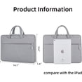 thumbnail image 6 of MMYGU Briefcase for Men Women Business Laptop Document Handbag Lightweight Computer Shoulder Bag Waterproof Messenger Bag, 6 of 7