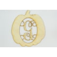 thumbnail image 1 of 1 Pc, Small 5.75" X 6.25" X 1/8 Inch Thick Pumpkin Framed Monogram w/Vine Font Letter G Perfect For Diy Fall & Home Decor, 1 of 2