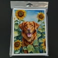 thumbnail image 3 of Nova Scotia Duck Toller in Sunflowers Greeting Cards Pack of 8 7 in x 5 in, 3 of 3