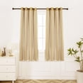 thumbnail image 2 of Cortinas INLINAS Gold Blackout con revestimiento transparente de 132 x 213 cm, 2 unidades, 2 of 8
