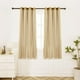 thumbnail image 2 of Cortinas INLINAS Gold Blackout con revestimiento transparente de 132 x 213 cm, 2 unidades, 2 of 8