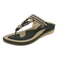 thumbnail image 2 of Comfortable Sandals Women Oofo Women's Sandals Dressy Women's Fashion Casual Home Comfortable Light Fish Mouth Sandals Black, 2 of 8