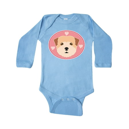 

Inktastic Norfolk Terrier Dog Gift Gift Baby Girl Long Sleeve Bodysuit