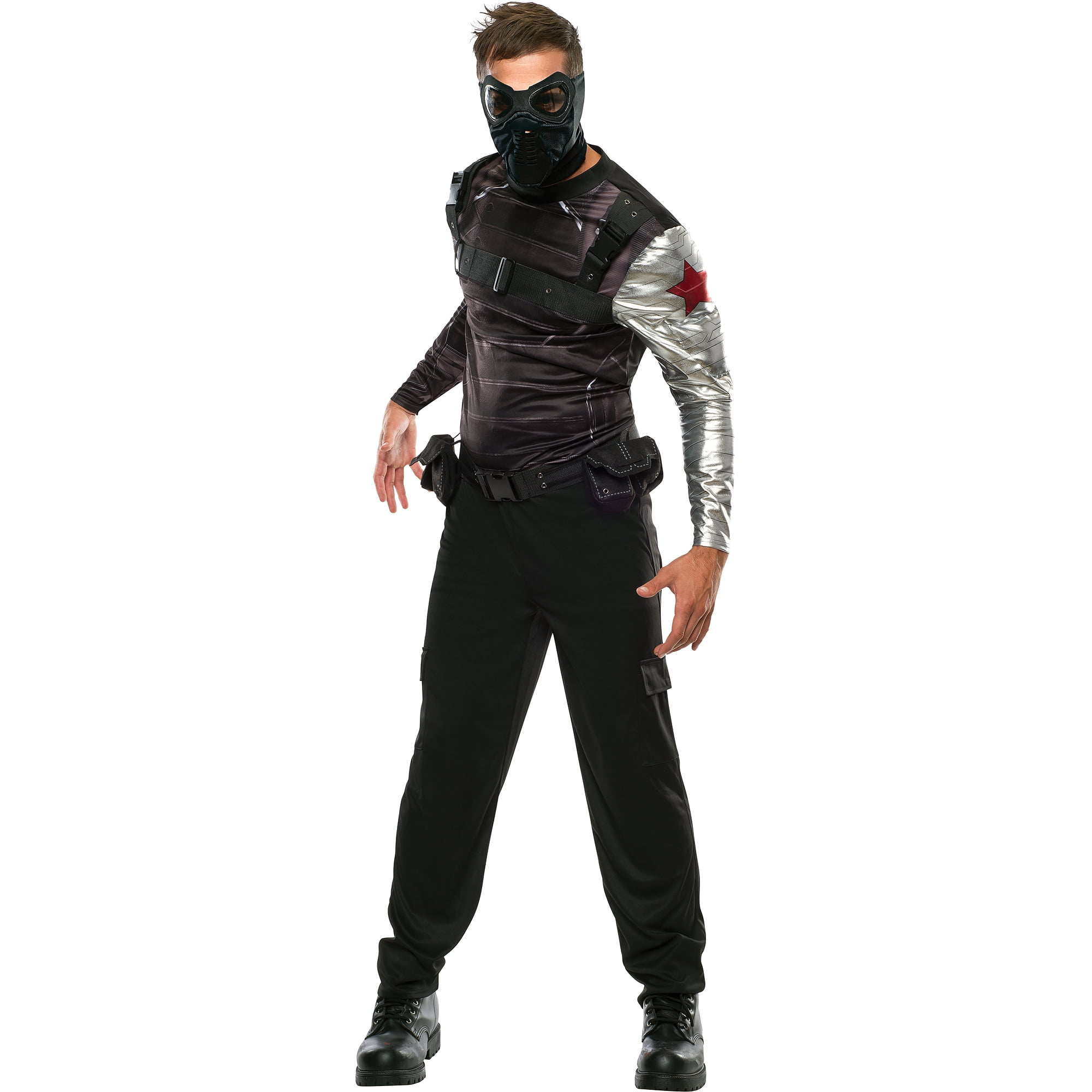 The Winter Soldier Cosplay Costume Movie Uniform Halloween Captain America II 2