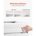 thumbnail image 4 of VEVOR White Shaker Base Cabinet with Drawer, 24-Inch Unassembled Drawer Base Cabinet, 24" W x 24" D x 34.5" H Ready to Assemble Cabinet with Soft-Close Doors and Adjustable Shelf, for Home Office, 4 of 9