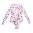 thumbnail image 2 of Augper Plus Size Women's Print Split Swimsuit Fashion Swimwear Beachwear Bikini, 2 of 9