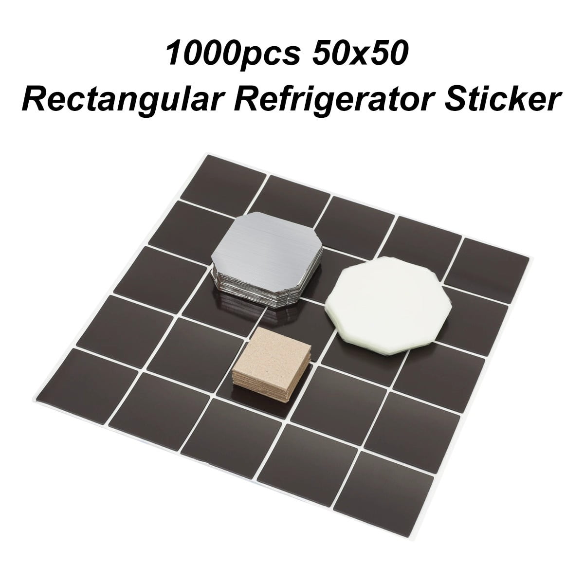 1000sets Cardboard Magnet 2x2inch Materials DIY Fridge Magnet Materials