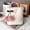 Beige 1, variant on Chic Cherry Y2K Faux Fur Crossbody - Women's Autumn/Winter Plush Handbag, magnetic Closure, Faux Leather Lied