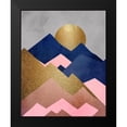 thumbnail image 2 of Allen, Kimberly 20x24 Black Modern Framed Museum Art Print Titled - Mountain Range 1, 2 of 5