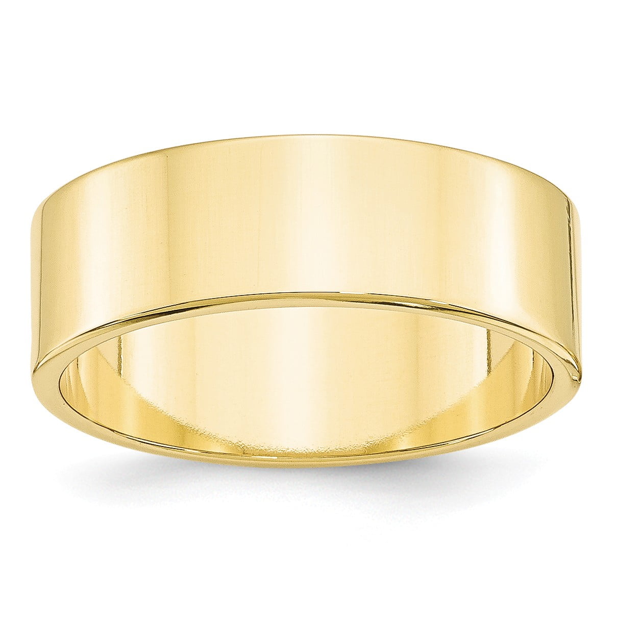 Size 10.5 Bonyak Jewelry 18k Rose Gold 1 mm Flat Band 