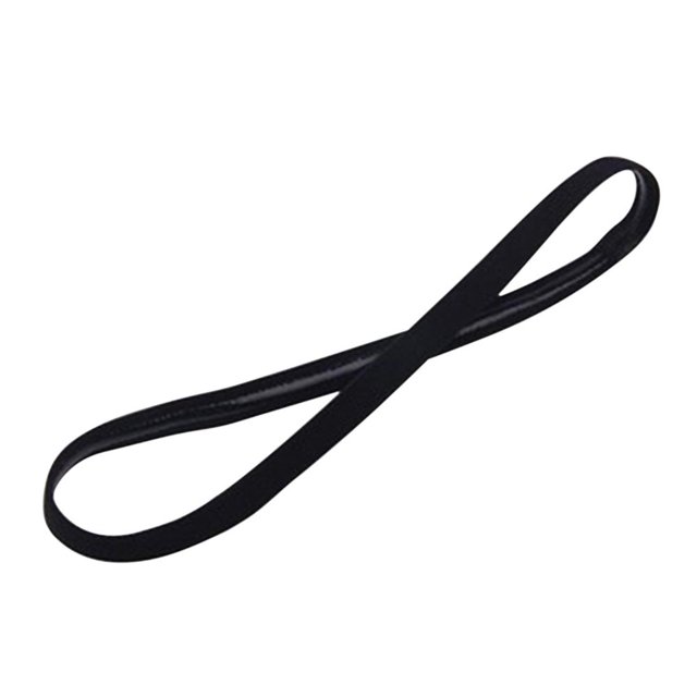Diadema Elástica Bandas para el sudor Puro Antideslizante Fútbol Deporte Correr Negro JShteea El nuevo