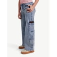 thumbnail image 6 of Justice Girls Cargo Wide Leg Jeans, Sizes 6-18, Slim & Plus, 6 of 10