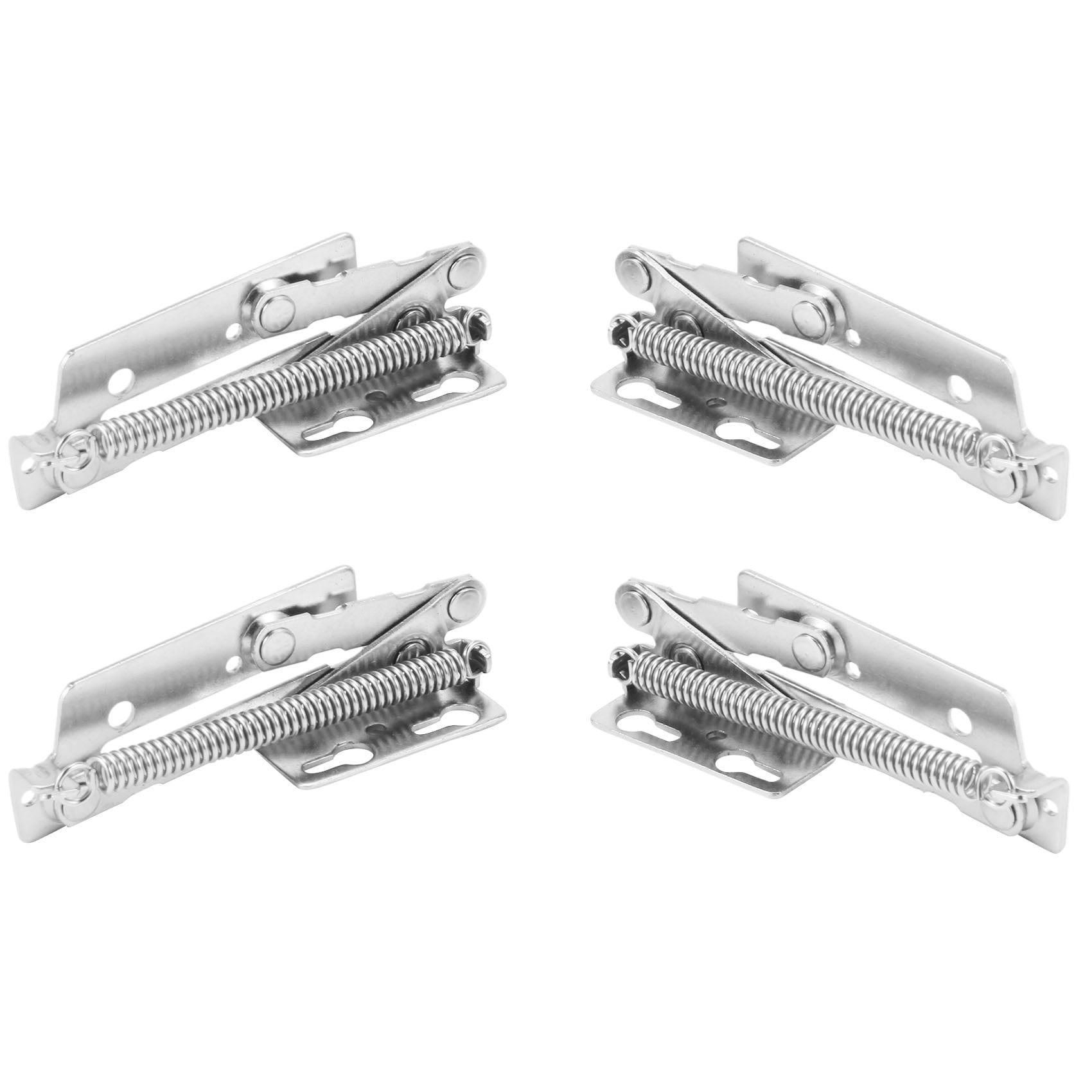4x 80 Degree Sprung Hinges Door Lift Up Stay Flap Top Support
