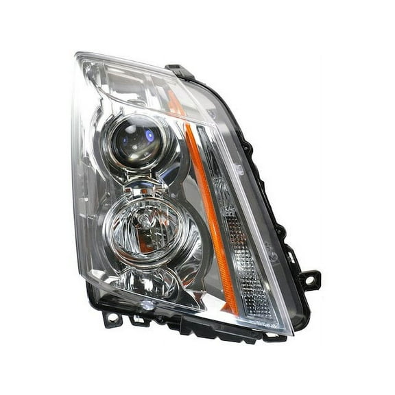 Right Headlight Assembly - Compatible with 2008 - 2014 Cadillac CTS 2009 2010 2011 2012 2013