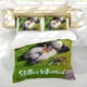 thumbnail image 5 of Stillwater Conjunto de sábanas temático, trío de piezas, cómodo y amigable con la piel, diseño único, regalo de decoración para el hogar para familiares, amigos y fans,140cm *210cm, 5 of 6