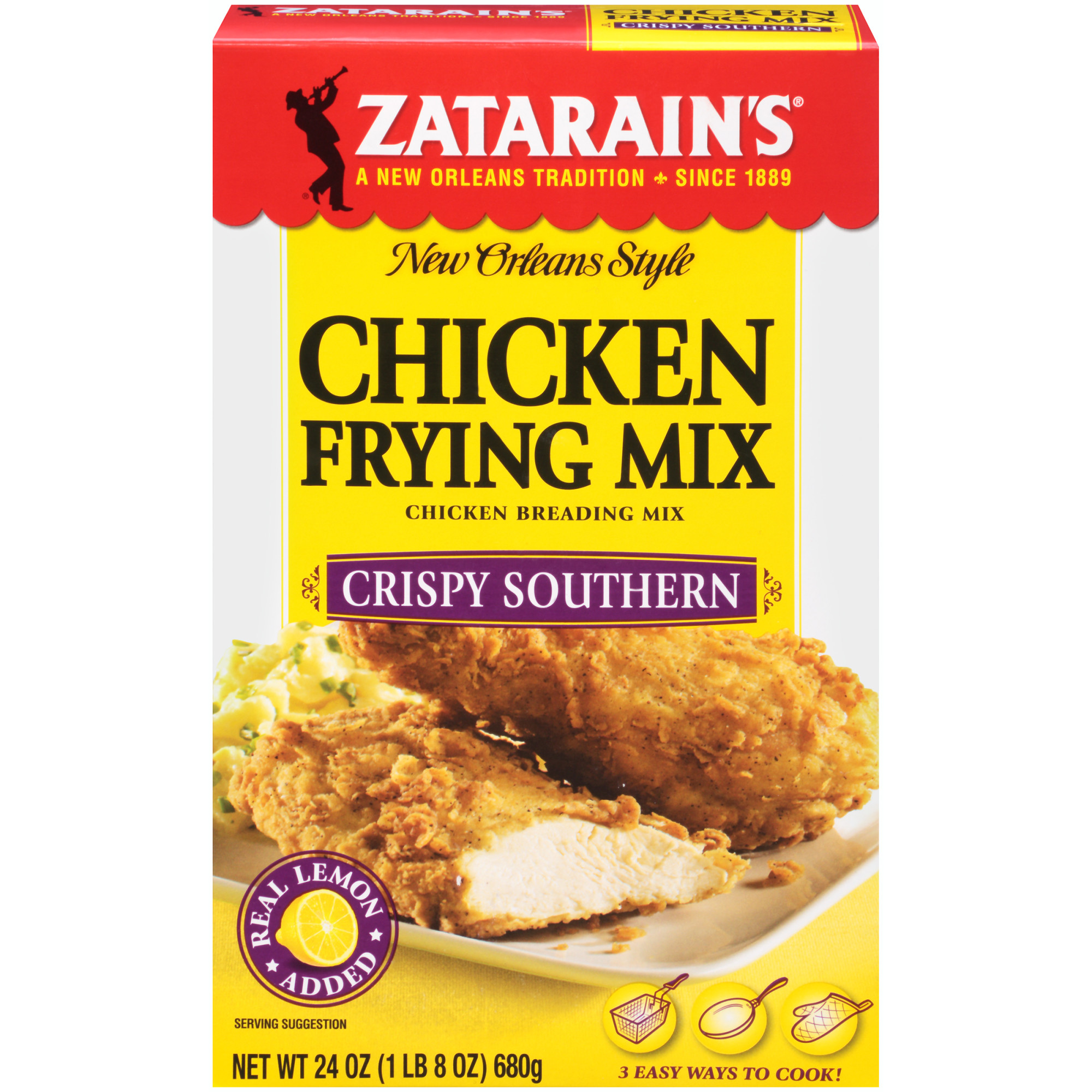 Zatarain's Crispy Southern Chicken Frying Mix, 24 oz
