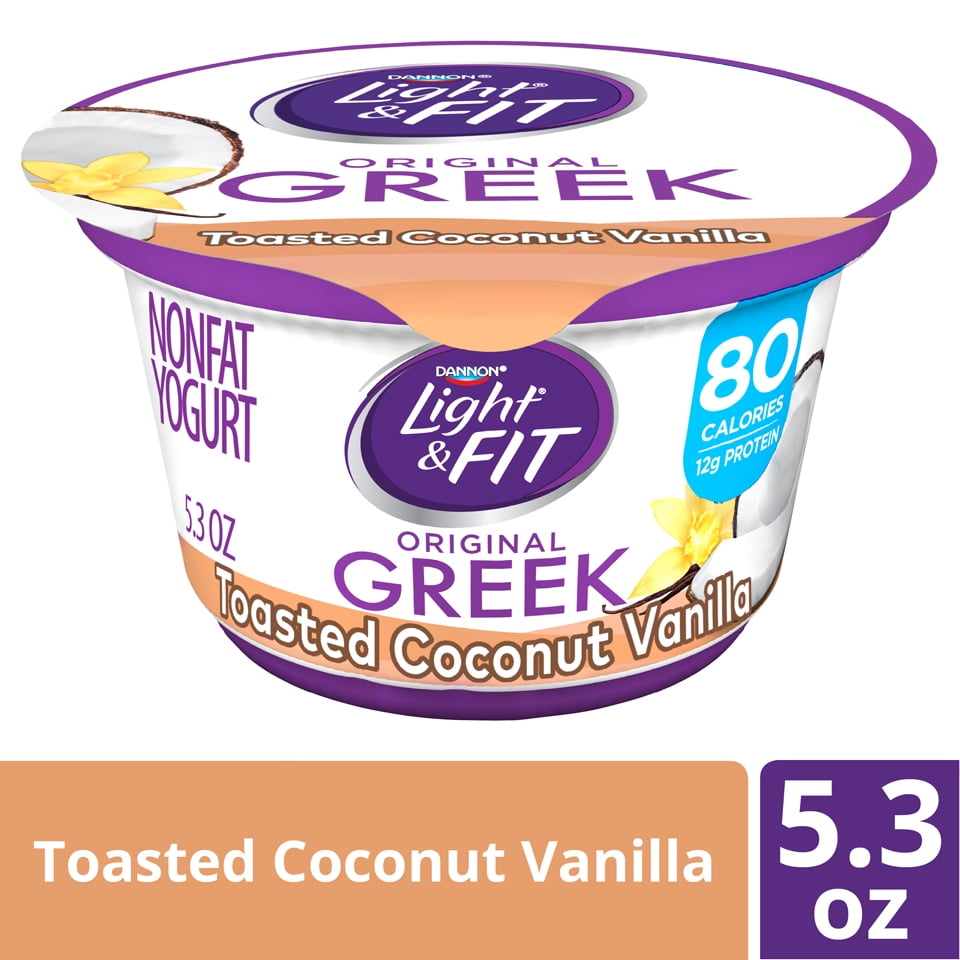 Dannon Light And Fit Greek Yogurt Toasted Coconut Vanilla Nutrition